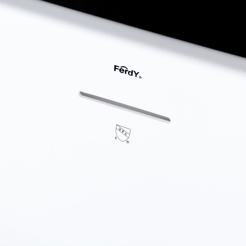 FerdY Bali 47.2'' x 25.6'' Freestanding Soaking Acrylic Bathtub Wayfair